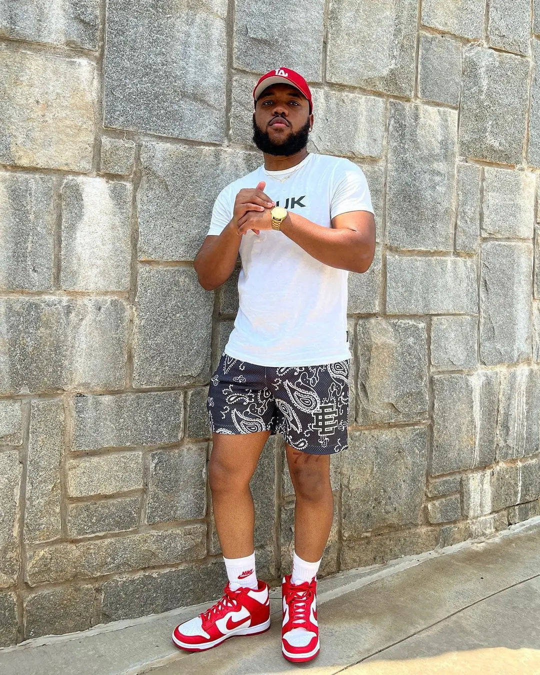 EE Shorts Paisley Black