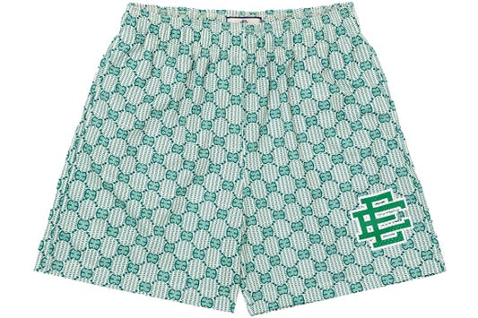 EE Shorts Monogram Green
