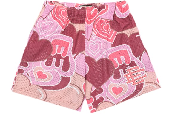 EE Shorts Pink Hearts