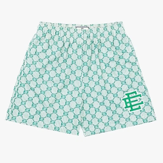 EE Shorts Monogram Light Green