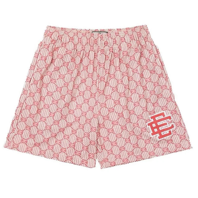 EE Shorts Monogram Red