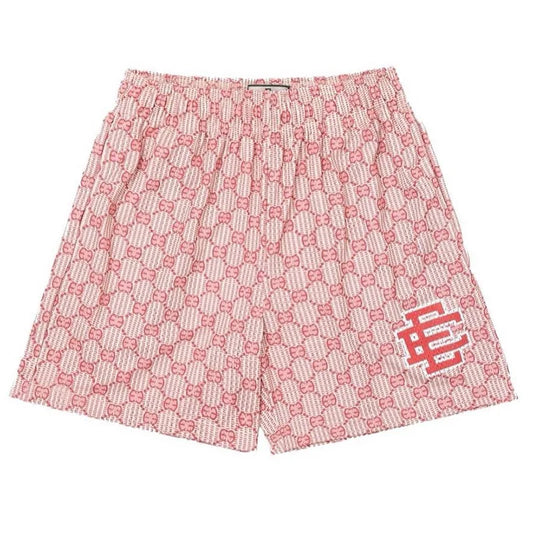 EE Shorts Monogram Red