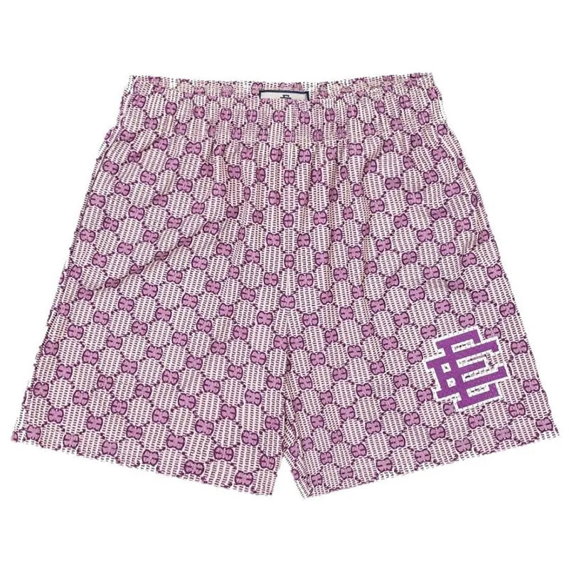 EE Shorts Monogram Purple