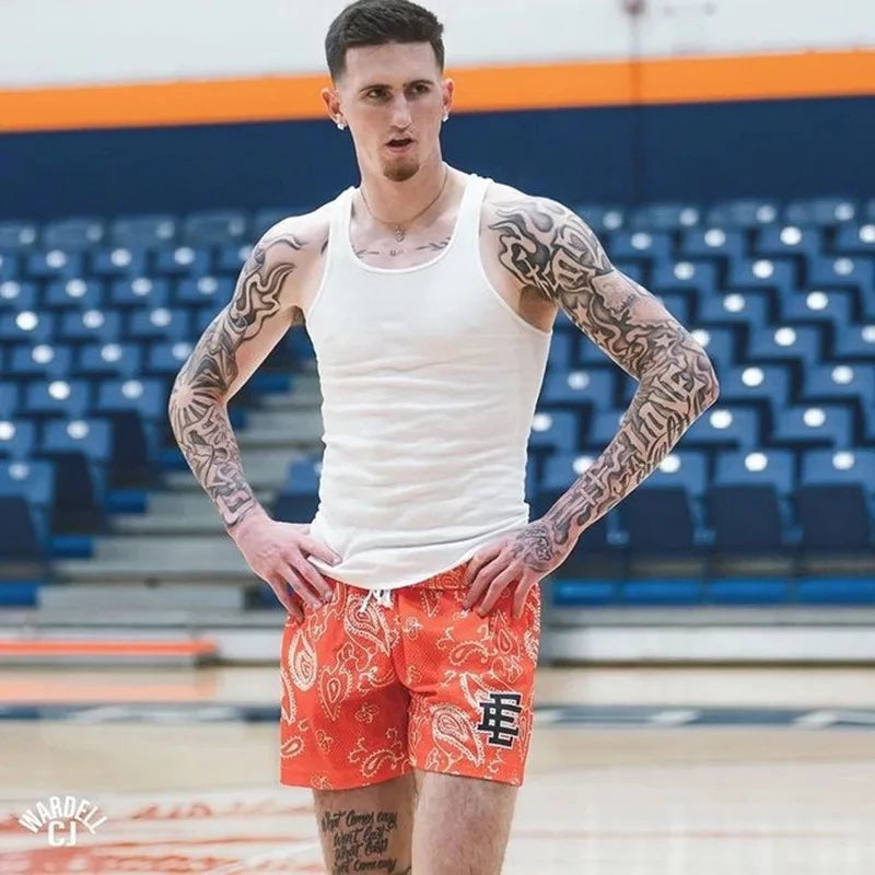 EE Shorts Paisley Orange